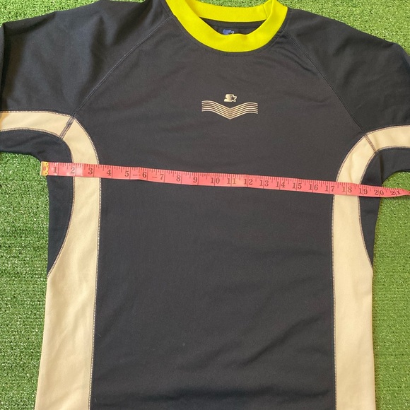 Starter Multicolor Long Sleeve Street wear Shirt Navy Blue, White, Green Large - Picture 9 of 9